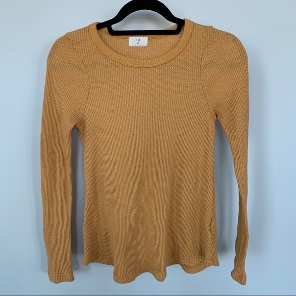 t. la Waffle Knit Long Sleeve Top Size XS - Picture 1 of 5